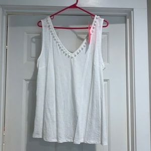 Lily Pulitzer GiGi top Resort white size XL